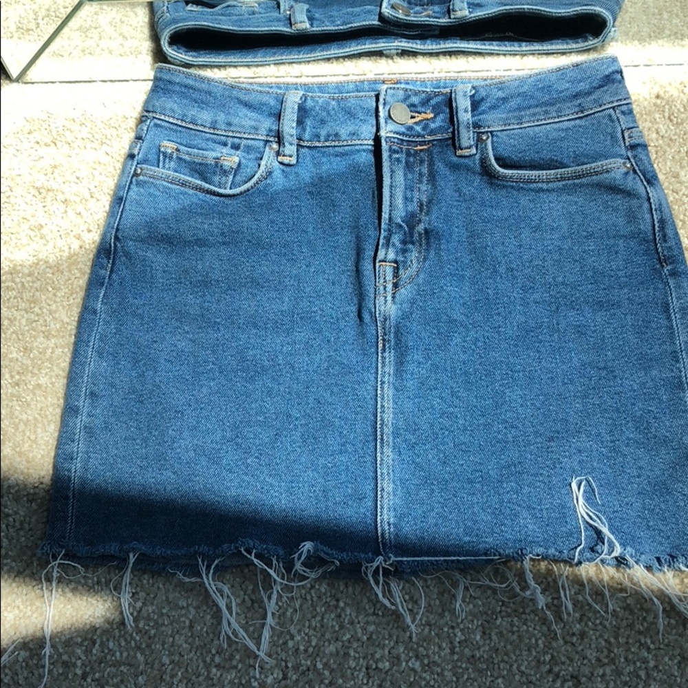 All Saints Jean Skirt